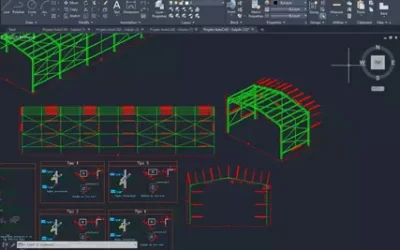 AutoCAD - Planta de Galpão completo